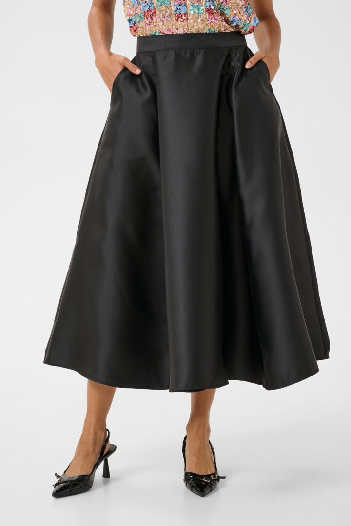 Tafta Satin Skirt