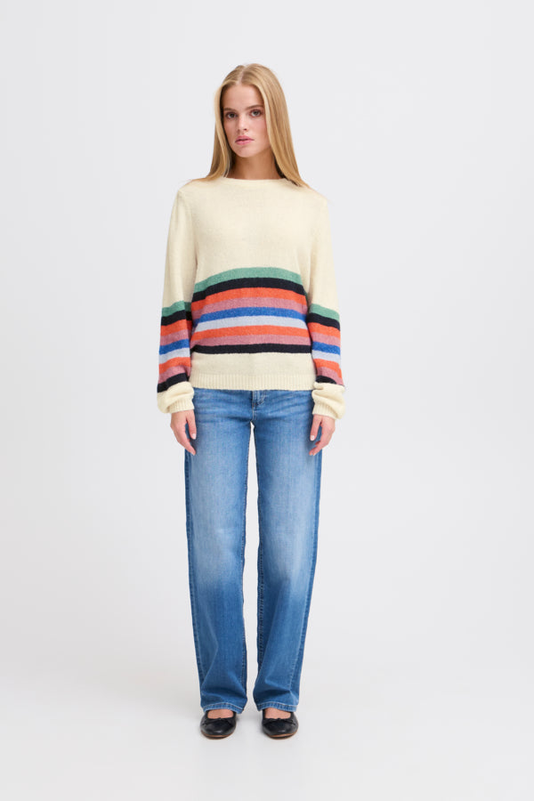 Dusty LS Stripe Jumper