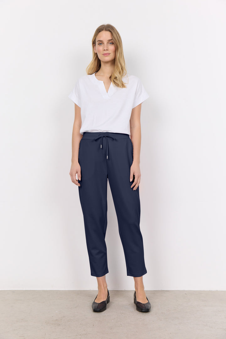 Siham 2 Pants Cropped Navy