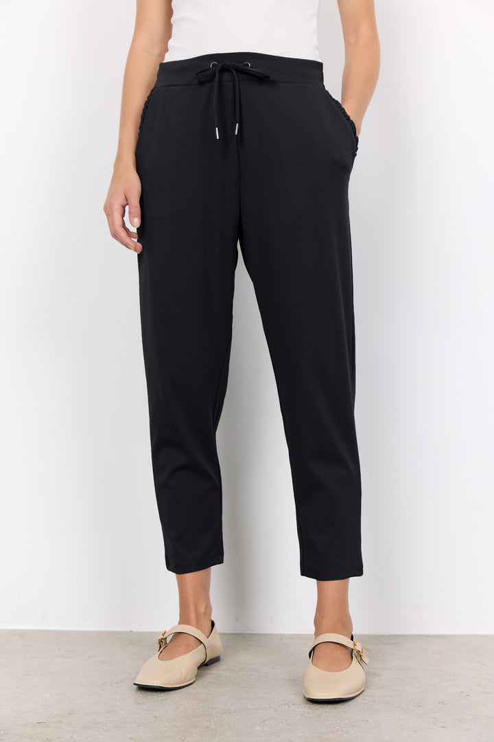 Siham 2 Pants Cropped Black