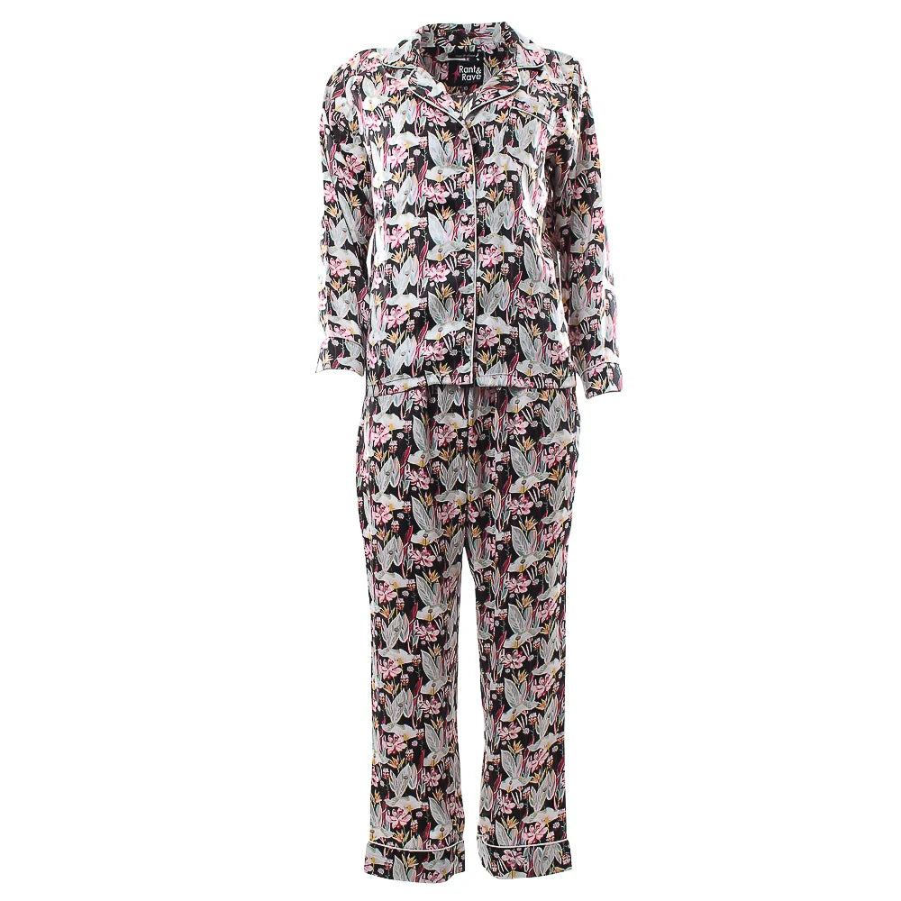 Pippa PJ Set Black Floral