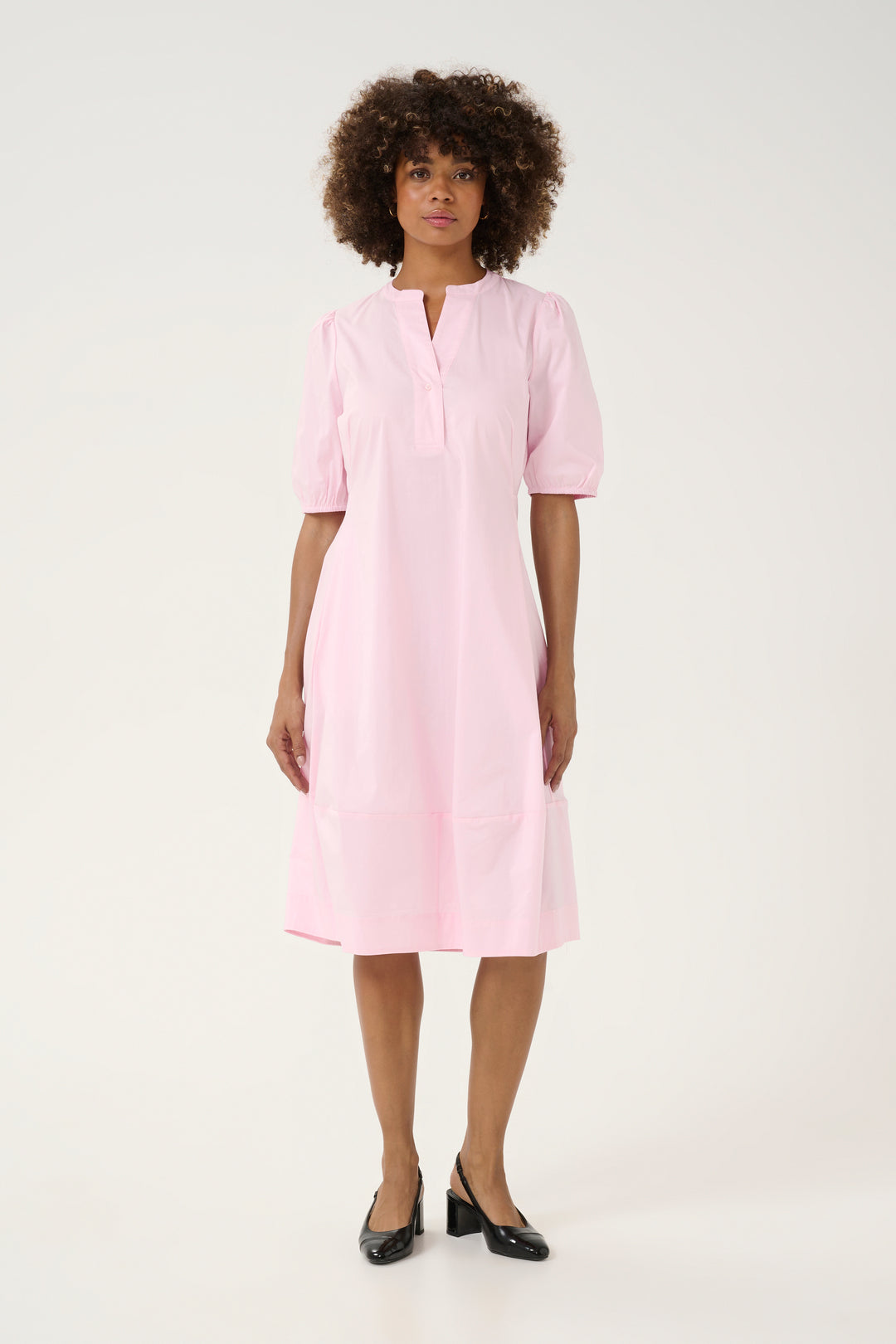 Antoinett Dress Short Sleeves Pink